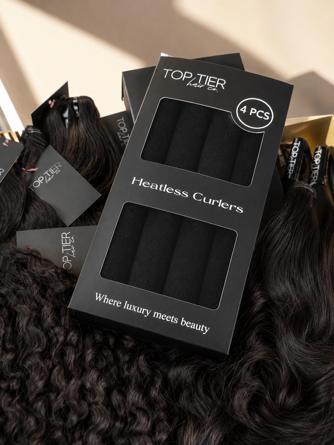 Top Tier Heatless Curl Kit